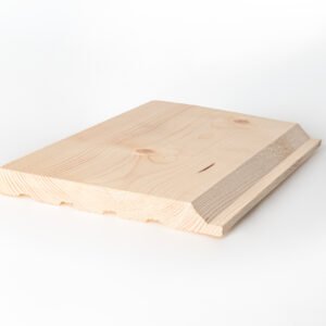 Lauko dailylentė 19x120x4500, eglė, neimpregnuota, RPL profilis, AB klasė