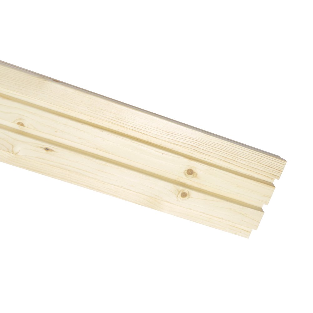 Dailylentė 26x145x4200/4500, pušis, neimpregnuota, VER-3 profilis, AB klasė