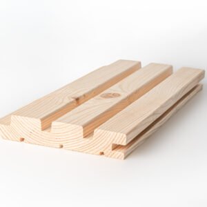 Dailylentė 26x145x4200/4500, pušis, neimpregnuota, VER-3 profilis, AB klasė