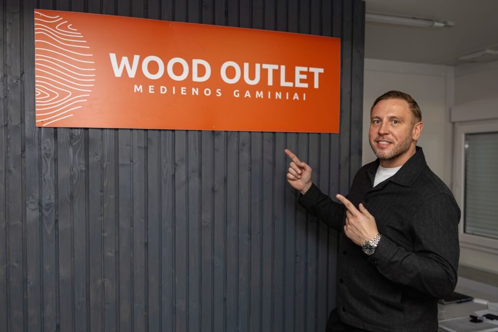Wood Outlet plėtra Lentvaryje – skandinaviška mediena Vilniaus regionui